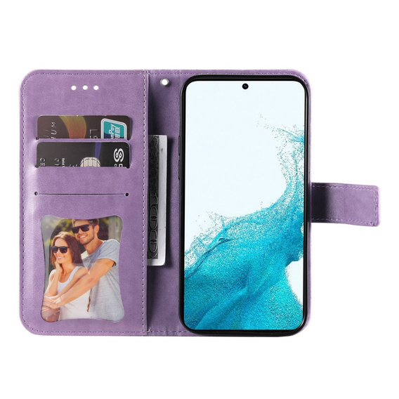 Flip case for Samsung Galaxy A54 5G, Mandala Flower, purple