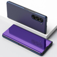 Case for Samsung Galaxy Z Fold 5 5G, Clear View, purple