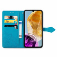 Flip case for Samsung Galaxy M15 5G, Mandala, blue