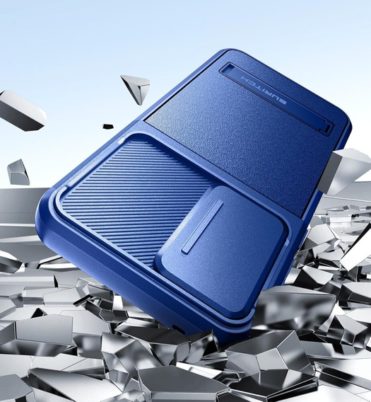 Case for Samsung Galaxy A55 5G, Suritch Kickstand, blue