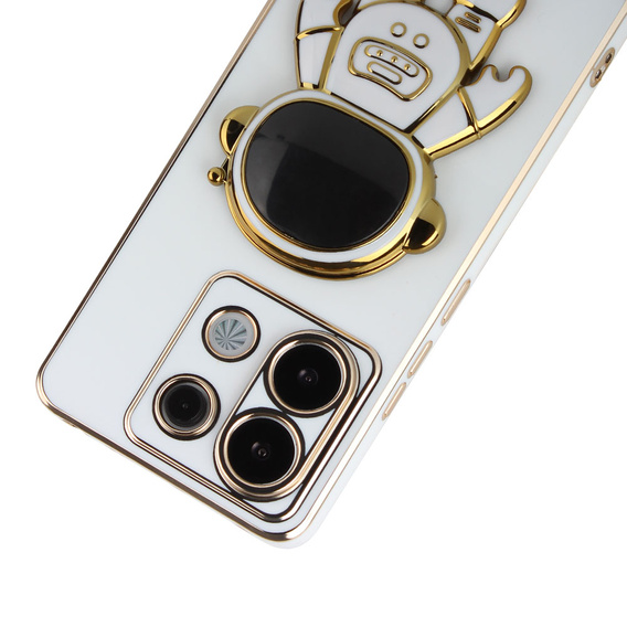 Case for Xiaomi Redmi Note 13 Pro 5G, Astronaut, white + 9H Tempered Glass