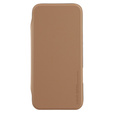 X-LEVEL Case for iPhone 16 Pro Max, Magnetic Card Holder, brown