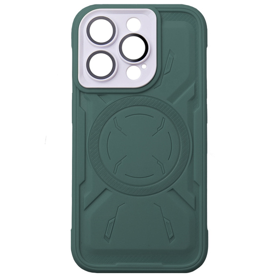Case for iPhone 15 Pro Max, ERBORD Armor Mag, green