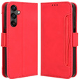 Flip case for Samsung Galaxy A25 5G, Card Slot, red