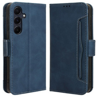 Flip case for Samsung Galaxy A35 5G, Card Slot, blue