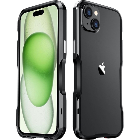 Case LUPHIE for iPhone 15, Armor Bumper, black