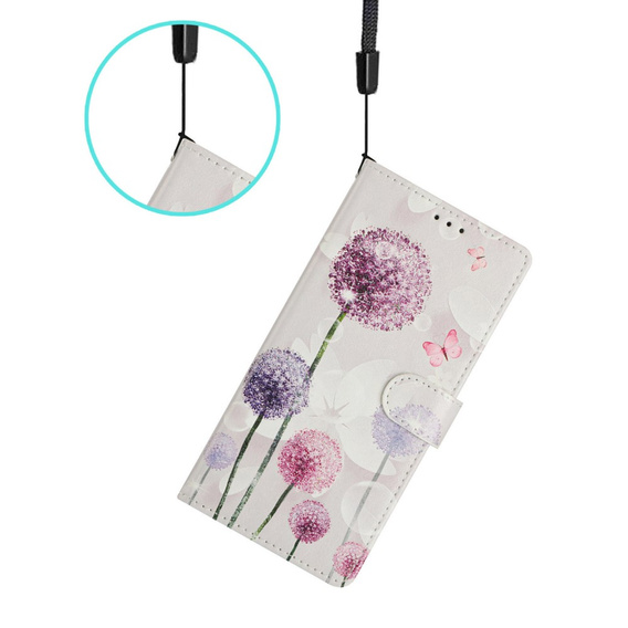 Flip case for Samsung Galaxy A56 5G, Wallet, Dandelion