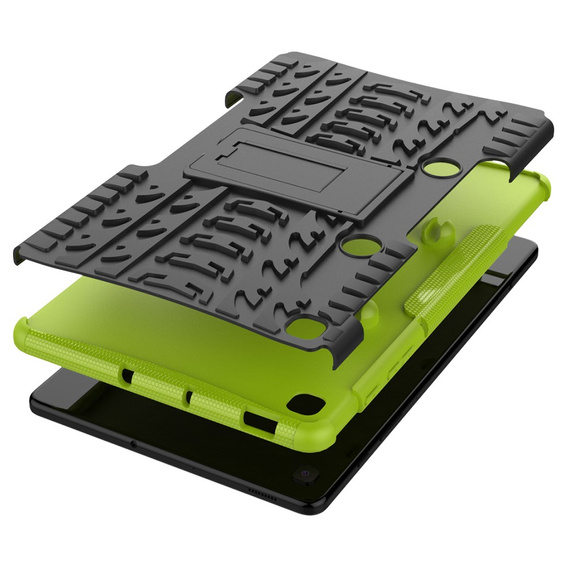 Case for Samsung Galaxy Tab S6 Lite, Tire Armor, green