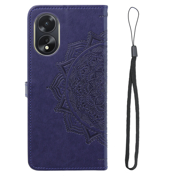 Flip case for Oppo A38 4G / Oppo A18 4G, Mandala, purple