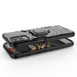 Case for Realme 8i, Kickstand Ring, black