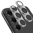 2x ERBORD tempered glass for camera to Samsung Galaxy S24+ Plus, grey