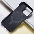 Case for iPhone 16 Pro, Aramid Fiber MagSafe, black 