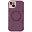 Case for iPhone 15, ERBORD Armor Mag, maroon