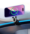 Case for iPhone 16 Pro, for MagSafe, ERBORD Matt Case, purple + Screen Glass