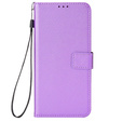 Flip case for Oppo A17, Wallet Smart Magnet, purple