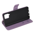 Flip case for Samsung Galaxy A22 LTE, Butterfly, light purple 