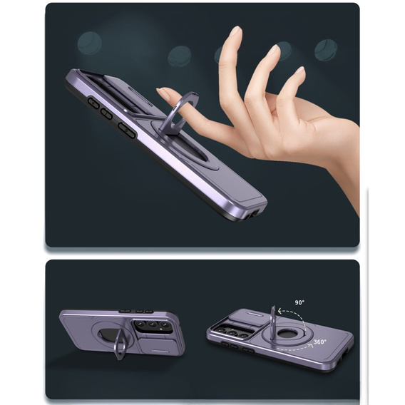 Case for Samsung Galaxy S20 FE, Military Magnet, for MagSafe, purple