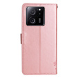 Flip case for Xiaomi 13T / 13T Pro, tree, pink rose gold