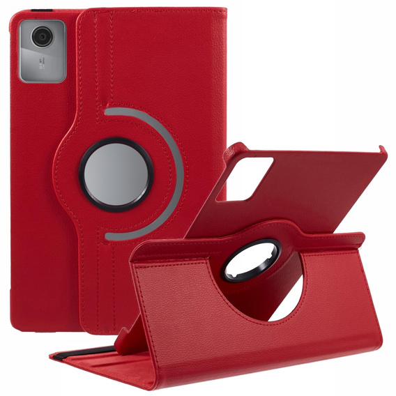 Case for Lenovo Tab M11 TB330FU 10.95", Rotating 360, red