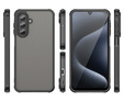 Matt Case for Samsung Galaxy A17 5G, smoked with black sides