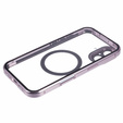 Magnetic Dual Glass MagSafe case for iPhone 16, pink rose gold