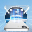 MagSafe Magnetic Case for iPhone 16E, ERBORD CrystalMag, transparent + Glass for screen