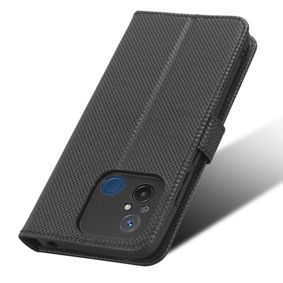 Flip case for Xiaomi Redmi 12C, Wallet, Smart Magnet, black