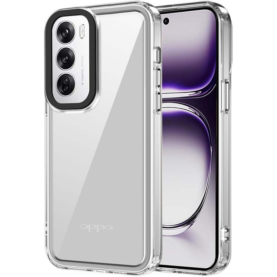 Case for Oppo Reno 12 Pro, Fusion Hybrid, transparent