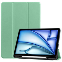 Case for iPad Air 13" 2025/2024 (7/6 gen.), Smartcase with stylus space, green