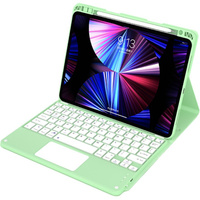 Case + keyboard iPad Air 10.9 4 2020 / 5 2022, Touchpad, green