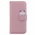 Flip case for Motorola Moto G22, Wallet Bunny, pink
