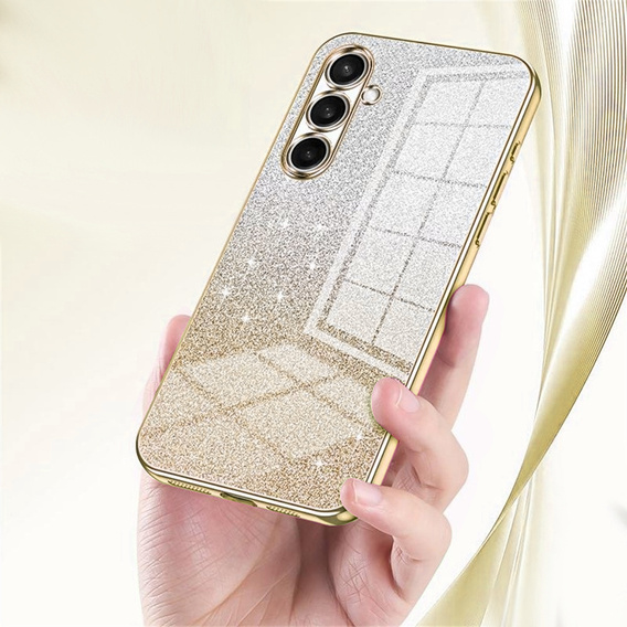 Glitter Case CamShield for Samsung Galaxy A37 5G, gold