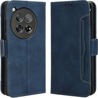 Flip case for OnePlus 12 5G, Card Slot, blue