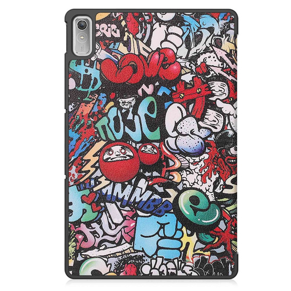 Case for Lenovo Tab P11 Gen 2 TB350FU TB350XU 11.5", Smartcase, graffiti