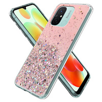 Case for Xiaomi Redmi 12C, Glittery, pink