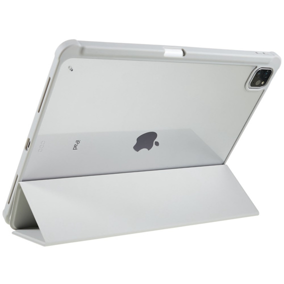 Case for iPad Pro 12.9" 2022/2021/2020 (6/5/4 gen.), Smartcase Hybrid, with stylus space, grey