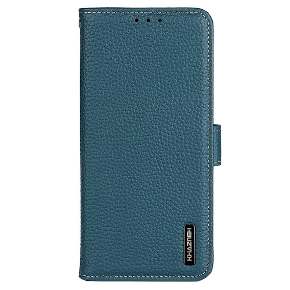 KHAZNEH RFID case for OnePlus 12R, Litchi Texture, green