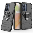 Case for Realme C33, Kickstand Ring, black