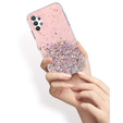 Case for Samsung Galaxy A32 4G, Glittery, pink