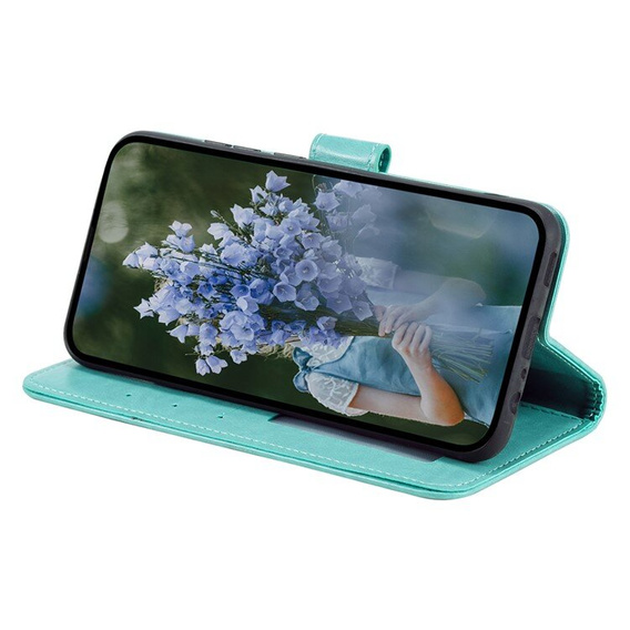 Flip case for Samsung Galaxy A55 5G, Mandala Flower, green