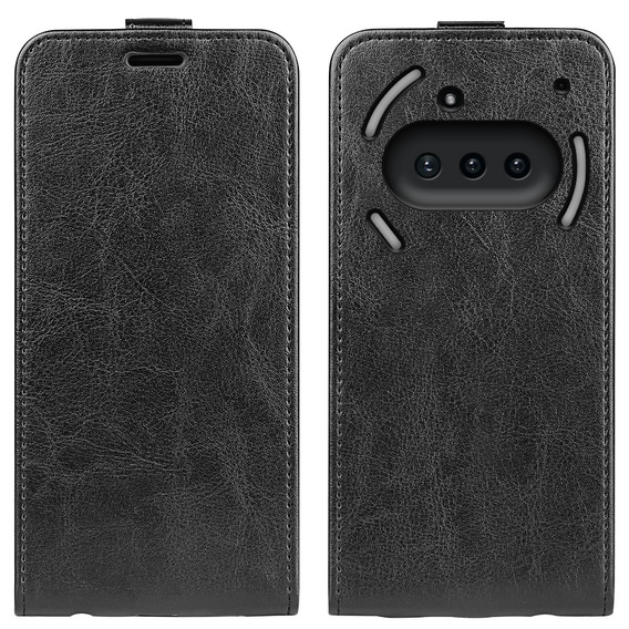 Flip case for Nothing Phone 3a, Flip, black