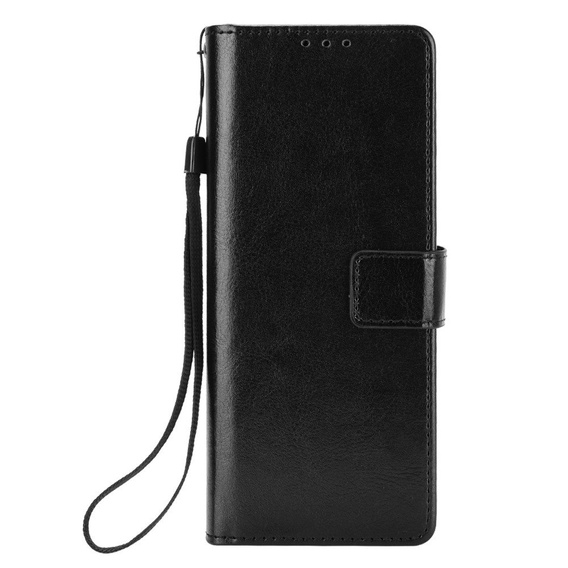Flip case for Samsung Galaxy Z Fold 2 5G, Crazy Horse Wallet, black