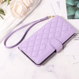 Rhombus Crossbody Leather Flip Case for Motorola Edge 70