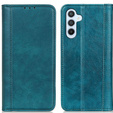 Case for Samsung Galaxy S24, Wallet Litchi Leather, green