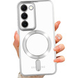 Case for Samsung Galaxy S23, Electro MagSafe, silver + Screen Glass