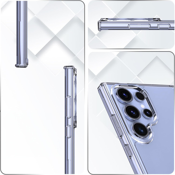 Case for Samsung Galaxy S24 Ultra, Fusion Hybrid, transparent