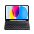 Case + keyboard iPad 10.9 2022 10 Gen, Pen Slot, black