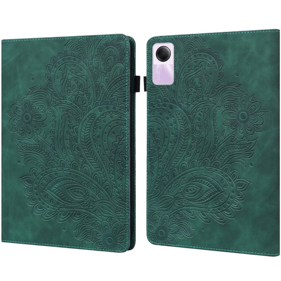 Flap case for Xiaomi Redmi Pad SE 11", flower, green