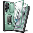 Case for Samsung Galaxy S24 Ultra, Tongate MECH Series with stand, light green
