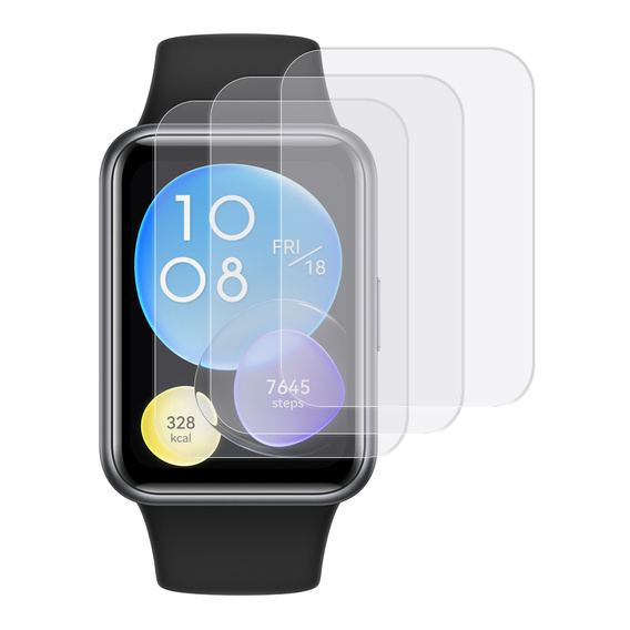 3x ERBORD hydrogel film for Huawei Watch Fit 2